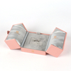 Packaging Gift Jewelry Box with Logo Printed Jewelry Gift Boxes Custom Size with Jewelry Gift Box Suede Double Door Packaging