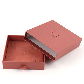Luxury Jewelry Drawer Paper Material Gift Box Wholesale Craft Paper Earring Ring Necklace Bracelet Jewelry Set Packaging Boxes