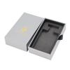 Luxury Custom Gold Logo Paper Cardboard Grey Perfume Bottle Cosmetic Gift Packaging Box with Foam Insert