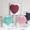 Valentine's Day Clear Acrylic Mirror Angel Heart Diy Handmade Eternal Flower Gift Packaging Box for Girlfriend's Birthday