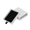 Custom Small Cute Paper Cardboard Drawer Style Ring Necklace Bracelet Jewelry Packaging Box with Velvet Foam
