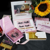 Custom Holographic Bling False Eyelash Packaging Box Bulk Lashes Package Customize Your Own Eyelash Box Packaging with Logo