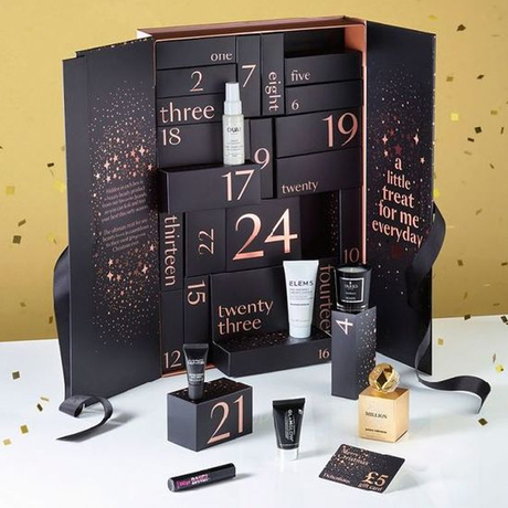 Custom Environmental Gift Box Advent Calendar Bag Candy Package Bath Bomb Advent Calendar For Cosmetic Makeup