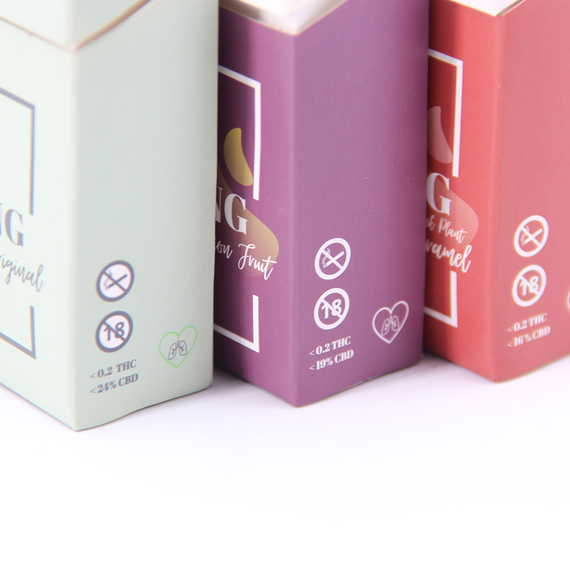 New Creative Custom Logo Portable Paper Cardboard Empty Blank Cigarette Case Packaging Box Wholesale