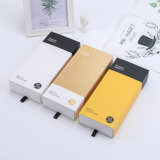 Customized Universal Paper Socks Underwear Bra Drawer Style Packaging Box Wholesale