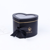 New Valentine's Day Heart Shaped Double Layer Rotating Rose Flowers Chocolate Cosmetics Jewelry Packaging Box with PVC Window