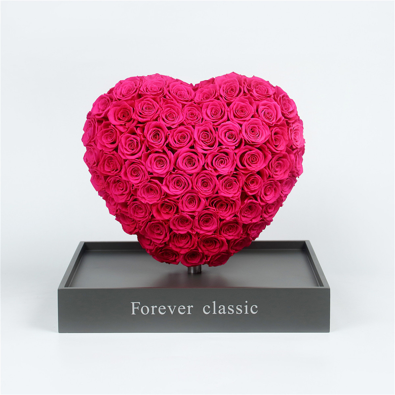 Luxury Mirrored Transparent Window Flower Arrangement Box Acrylic Surprise Love Flowers Stand Packaging Box Wedding Centerpieces