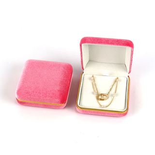 Wholesale Luxury Jewelry Packaging Box Ring Bracelet Necklace Earrings Packaging Boxes Custom Velvet Jewelry Box For Jewelry