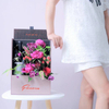 New Flap Folding Window Flower Gift Box Rectangular Hand Valentine's Day Bouquet Surprise Paper Box