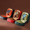 Accept Customization Ultra Fiber Leather Cylindrical Shape Portable Single Watch Storage Packing Box