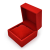 Velvet Bracelet Box Customized Size Small Hinge Bracelet Gift Box with Pillow 