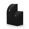 Black MDF Exhibition Watch Ring Necklace Holder Stand Microfiber Suede Watch Display For Store Cabinet