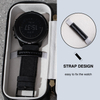 Small Single Leather Portable Watch Travel Case Watch Band Accessories Display Storage Holder Box for Wrist Watch