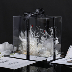 Eternal Flower Acrylic Swan Wedding Love Gift Spot Wholesale OEM Distribution To Join
