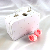 Golden Supplier Hot Sale Wholesale Custom Printed Logo Bridal Paper Cardboard Suitcase Style Baby Gift Keepsake Sweet Box