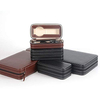 Accept OEM Personalized Luxury PU Leather Travel Watch Storage Case Wrist Watch Packaging Box for Display with Zipper 