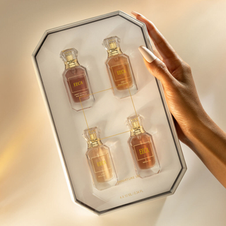 Custom Octagon Shape Paper Cardboard Perfume Set Packaging Boxes Luxury Empty Glass Gold Logo Perfume Bottle And Box