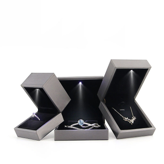 Customized Luxury Leather Jewelry Gift Box Jewelry Set Package Schmuckverpackung For Rings Pendants Bracelets