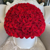 Everlasting Infinity Long Lasting Forever Eternal Flower Buds Preserved Real Roses Head in Box for Valentin Day Gift