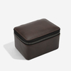 Luxury 4 Slot Pu Leather Zipper Portable Travel Watch Storage Display Case Box With Cushions