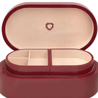  Wooden Earring Trinket Jewelry Box Organizer