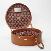 Travel Crossbody Leather Hat Box