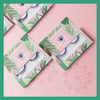 Green Eyelashes Box Packaging Custom Logo Paper Cardboard Lash Kit Tweezer Box with Tray Diy Color Print Personalized Lash Box