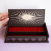 hand painted ring wooden jewelry box halloween antique necklace storage box
