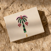 Palm Embroidered Dates Box with Dividers