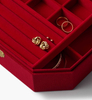 Gold Foil Embroidery Octagon Jewelry Boxes Packaging
