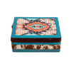 Gold Foil Embroidery Octagon Jewelry Boxes Packaging