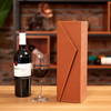 Leather Wine Bottle Gift Carrier Bag Boxes