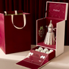 Palm Tree Embroidery Tea Cup Box Giveaway Packaging