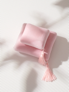 Ring Roll Jewelry Box Luxury Custom Earring Organizer Box Packaging High End Ring Display Silk Velvet Jewelry Box with Tassel