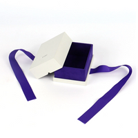 Custom Logo Paper Fashion Earring Ring Boxes Jewellery Case Packaging