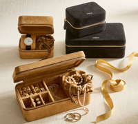 Suede Jewelry Travel Earring Watch Case Supplier