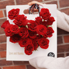 Creative Valentine's Day Mother's Day Heart Shaped Portable Rose Flower Packaging Box Flower Bundle Arrangement Packaging Bag