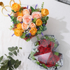 New Arrival Transparent Diamond Heart Shape Acrylic Preserved Eternal Rose Flower Gift Box Valentine's Day Hot Sale