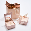 Custom Logo Paper Package Box Jewelry Organizer Cajas Para Joyas Bracelet Ring Necklace Pendant Box Luxury Jewelry Packaging Box