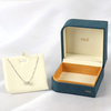 Luxury Velvet Pendant Necklace Gift Boxes Set Classic Jewelry Packaging Storage Case Jewelry Display Box for Wedding