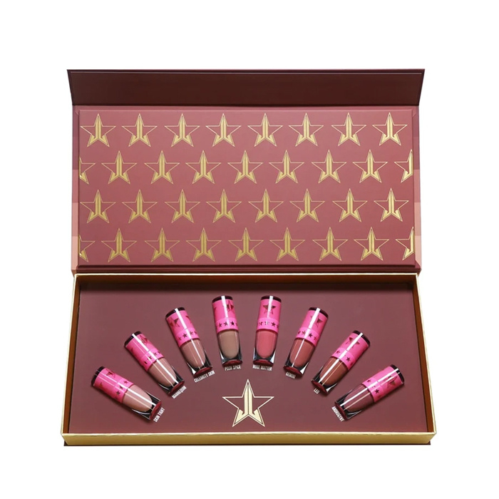 Custom Logo Luxury Elegant Cosmetics Lipstick Packaging Makeup Gift Box Magnetic Cosmetic Packaging Box