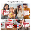 Wholesale Preserved Rose Flower Gifts Box Jewelry Ring Necklace 9 Immortal Forever Eternal Roses Box Valentine's Day Gift
