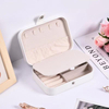 New Design Stock Portable Superior Quality Luxury Organizer Jewelry Leather Jewelry Travel Case Jewelry Box