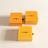 Luxury Small Orange Drawer Paper Cardboard Custom Logo Bracelet Earring Necklace Ring Jewelry Gift Packaging Box Velvet Insert