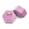 Hot Selling Jewelry Packaging Box Pendant Earrings Bracelet Necklace Gift Boxes Cases Pink Velvet Wedding Ring Jewelry Box
