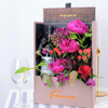 New Flap Folding Window Flower Gift Box Rectangular Hand Valentine's Day Bouquet Surprise Paper Box