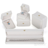 Wholesale Jewelry Packaging Box Luxury Necklace Bracelet Ring Promotion Jewelry Case PU Gift Jewelry Box