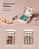 Hot Sale PU Leather Ring Earring Necklace Jewelry Storage Boxes Travel Jewelry Organizers Packaging Box With Mirror