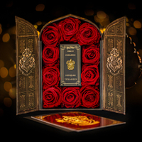 Wholesale Deluxe Boxes Love House Flowers Valentine's Day Gift Packaging Open Window Love Box
