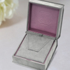 Women Jewelry Box with Bag for Necklace Organizer Custom Embossed Logo Valentine's Day Jewelry Bracelet Ring Packaging Box
